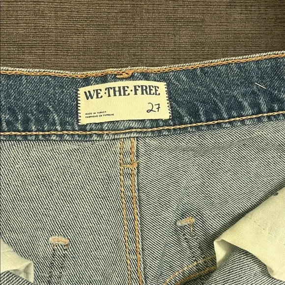 We The Free Tinsley Baggy Rhinestone Jeans 27 - Picture 4 of 8